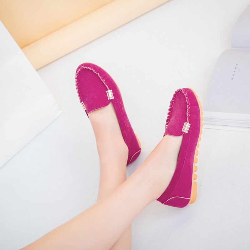 Women's Solid Color Lightweight and Comfortable Flats