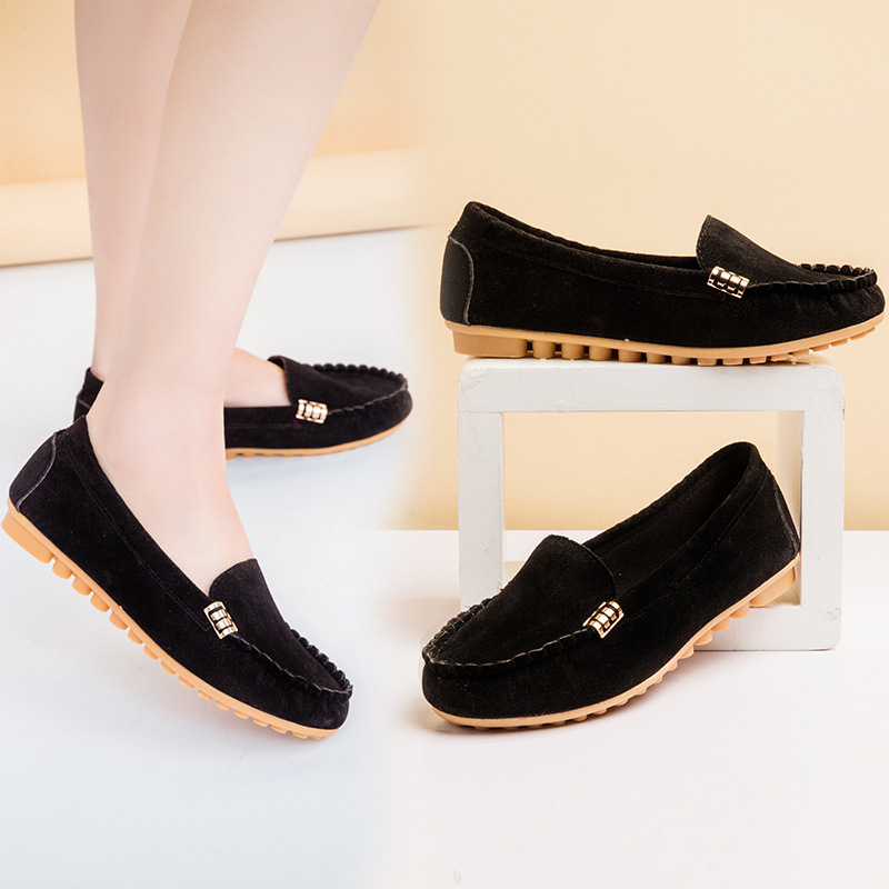 Women's Solid Color Lightweight and Comfortable Flats