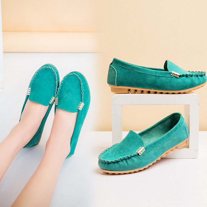 Women's Solid Color Lightweight and Comfortable Flats