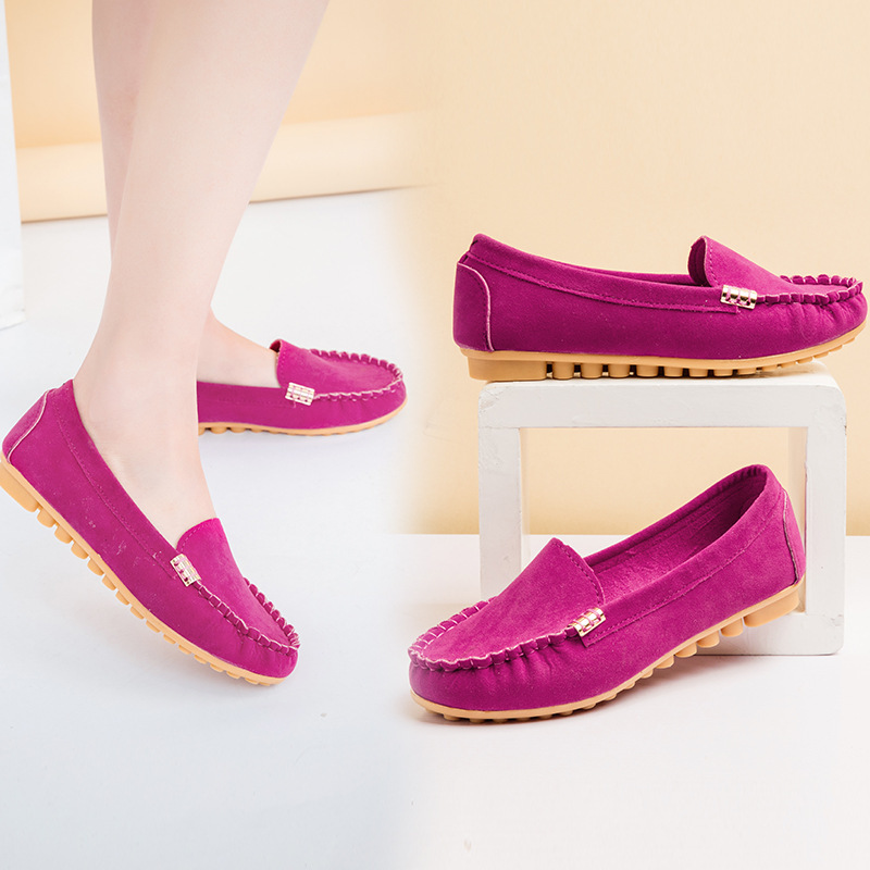 Women's Solid Color Lightweight and Comfortable Flats