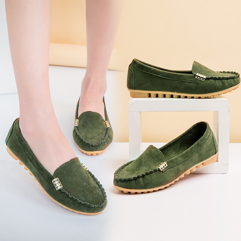 Women's Solid Color Lightweight and Comfortable Flats