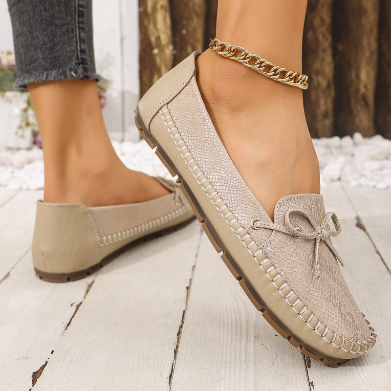 🔥Last Day Promotion 50% OFF - Women's Comfortable Soft Vintage Style Leather Flat Loafers