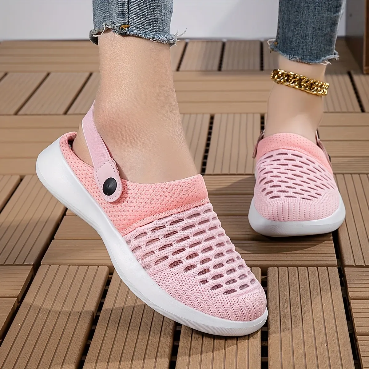 🔥Hot Sale🔥Women's Summer Breathable Knitted Slippers - Free Shipping for Two Pairs
