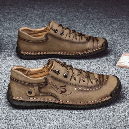 🚶‍♀️🥾48% OFF !!!⏱️Clearance!!✨Men's Lace-up Flats Outdoor Casual Shoes - Ideal for Walking and Everyday Wear