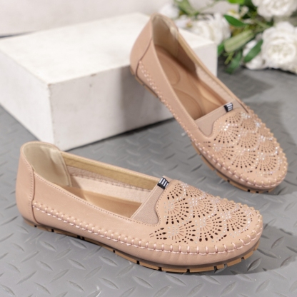 🔥Last Day Promotion 50% OFF - Women's Comfortable Soft Breathable Vintage Style Flat Loafers