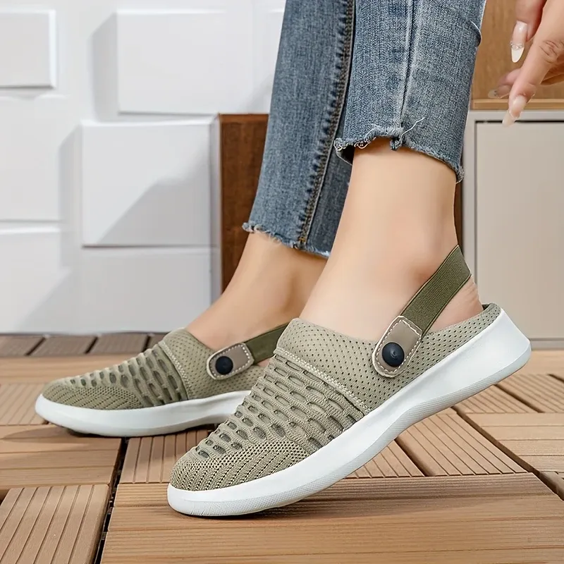 🔥Hot Sale🔥Women's Summer Breathable Knitted Slippers - Free Shipping for Two Pairs