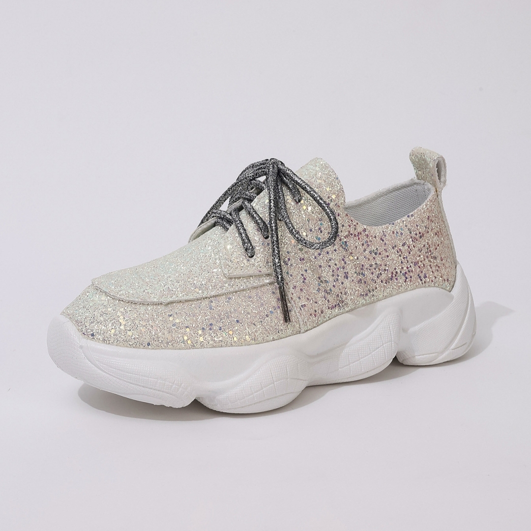 2025 new lace-up casual sports thick-soled shoes