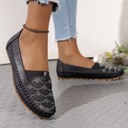 🔥Last Day Promotion 50% OFF - Women's Comfortable Soft Breathable Vintage Style Flat Loafers