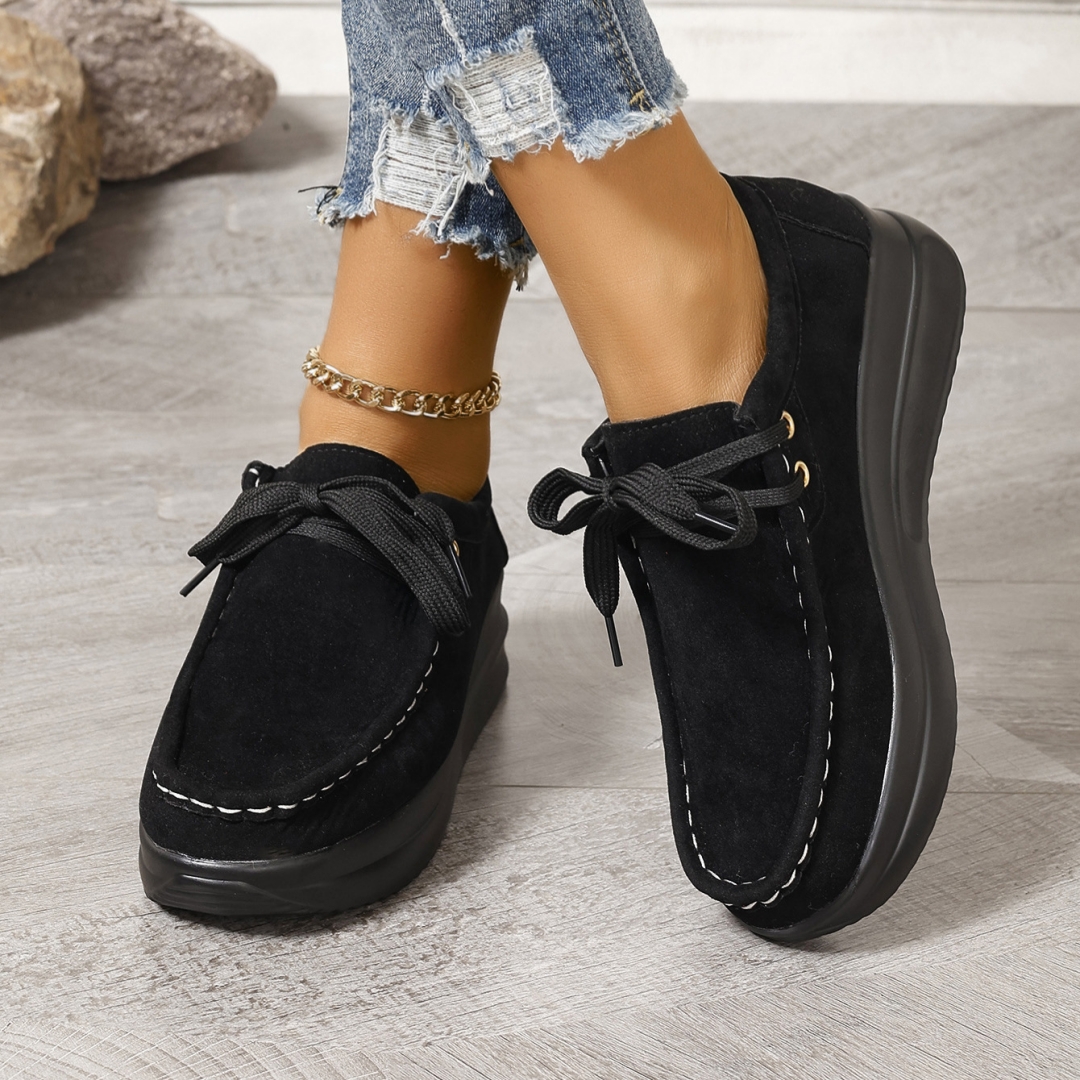 2025 new lace-up thick-soled casual shoes--Buy 2 get free shipping