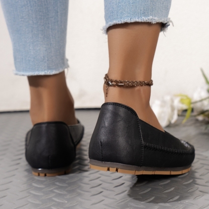 🔥Last Day Promotion 50% OFF - Women's Comfortable Soft Breathable Vintage Style Flat Loafers