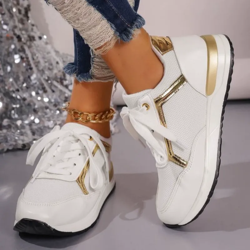 🔥2025 New Ladies Lace Up Orthopedic Sneakers