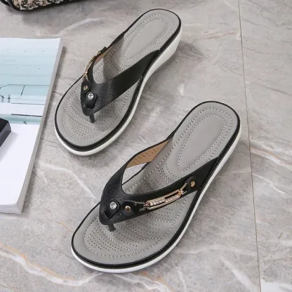 🔥Women's Arch Support Wedge Flip Flops