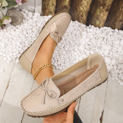 🔥Last Day Promotion 50% OFF - Women's Comfortable Soft Vintage Style Leather Flat Loafers