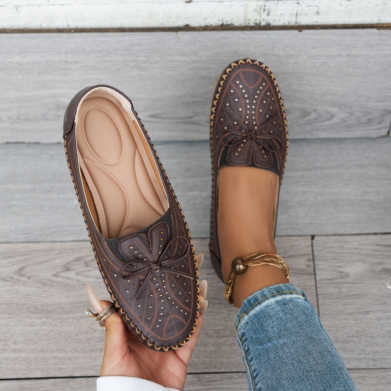 🔥Last Day Promotion 50% OFF - 2025 New Women's Vintage Style Flat Loafers