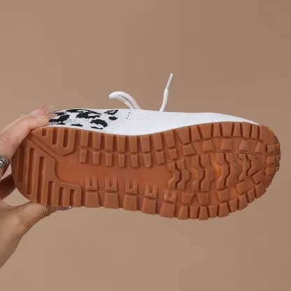 Women's Breathable Mesh Lace-Up Sneakers