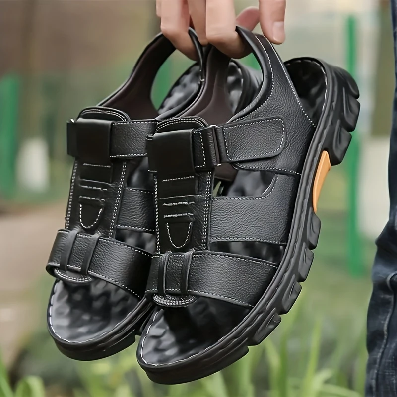 🔥High quality leather casual sandals for men 【Non-slip, foot massage】