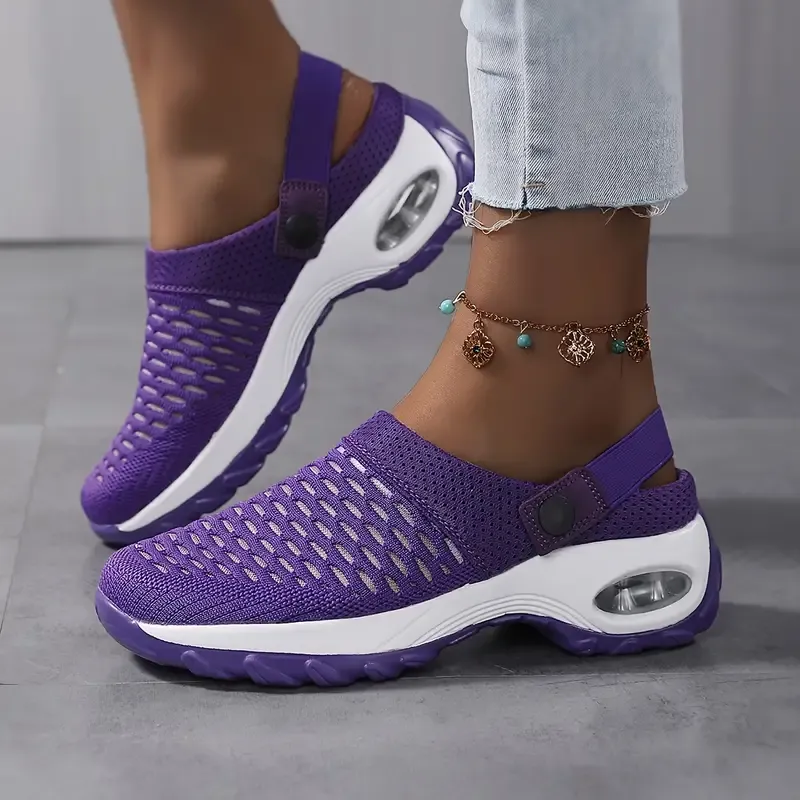 Women's orthopedic sandals with air cushion support to reduce pressure on your back and knees