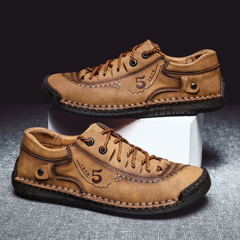 🚶‍♀️🥾48% OFF !!!⏱️Clearance!!✨Men's Lace-up Flats Outdoor Casual Shoes - Ideal for Walking and Everyday Wear