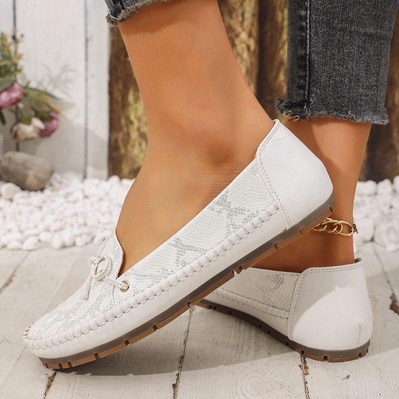 🔥Last Day Promotion 50% OFF - Women's Comfortable Soft Vintage Style Leather Flat Loafers