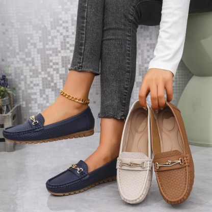 🔥Ladies Spring and Summer Retro Flat Loafers-Buy 2 get free shipping