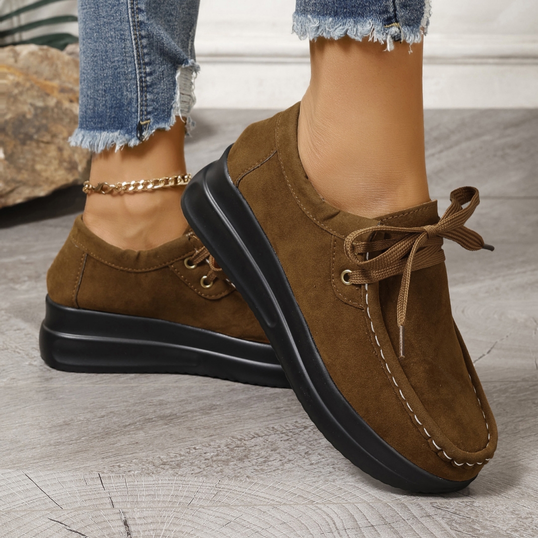2025 new lace-up thick-soled casual shoes--Buy 2 get free shipping