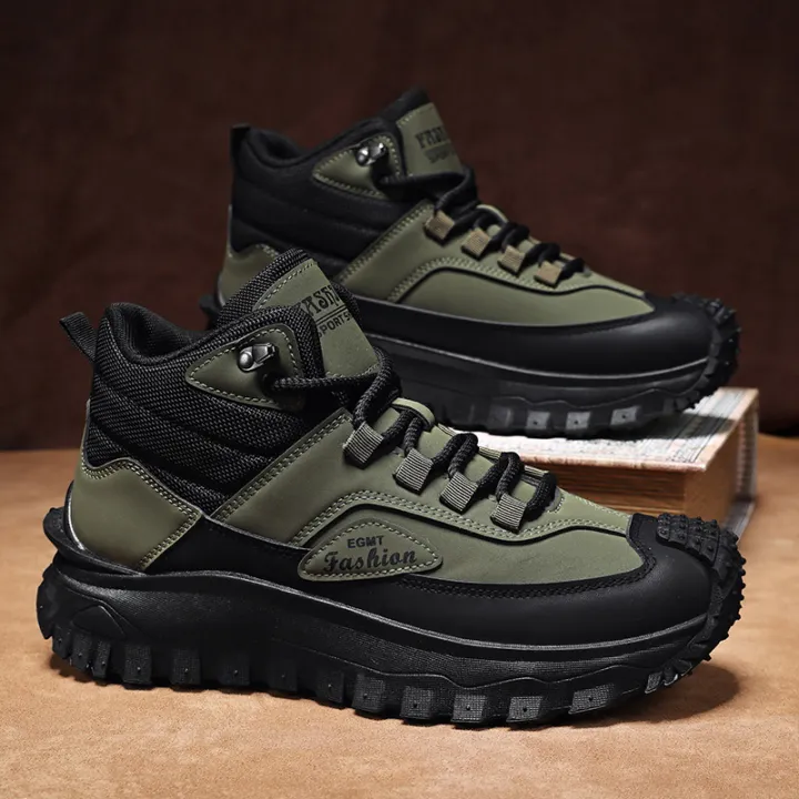 Men’s Work Hiking Boots – Waterproof, Non-Slip, Puncture and Smash Resistant, Wide Toe, Arch Support – Ideal for Daily Wear and Outdoor Adventures