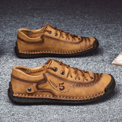 🚶‍♀️🥾48% OFF !!!⏱️Clearance!!✨Men's Lace-up Flats Outdoor Casual Shoes - Ideal for Walking and Everyday Wear