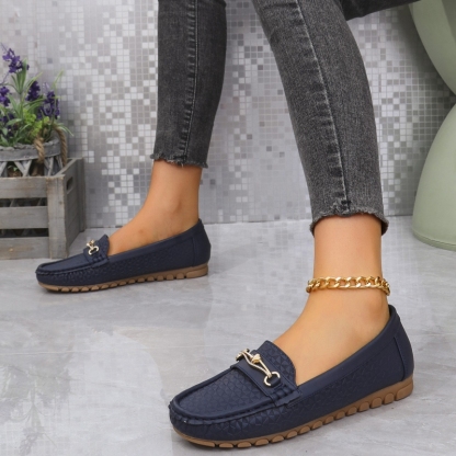 🔥Ladies Spring and Summer Retro Flat Loafers-Buy 2 get free shipping