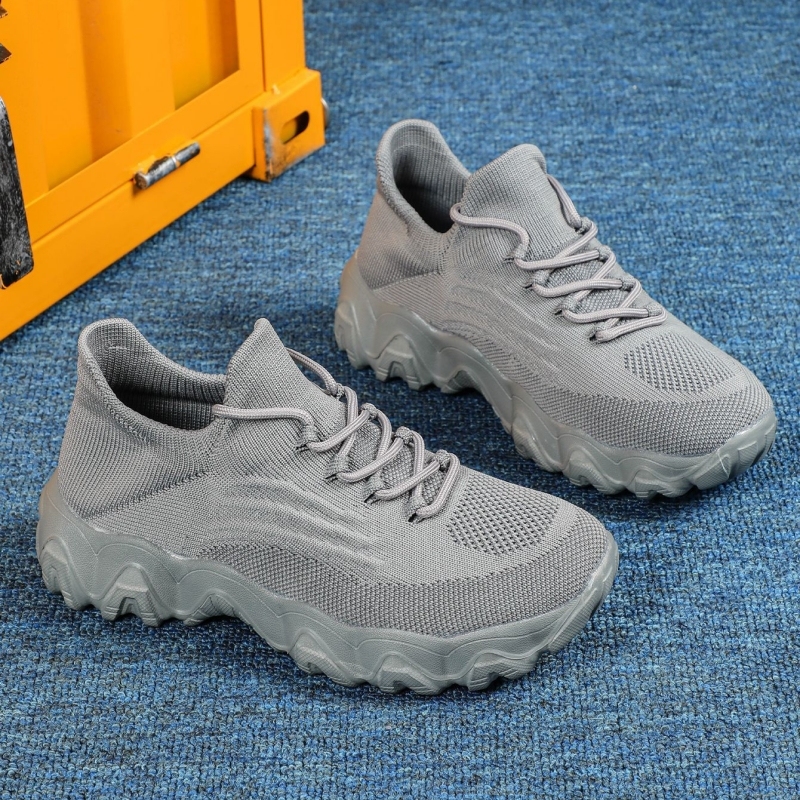 Women's knitted breathable and non-slip height increasing(1.96in) sneakers 