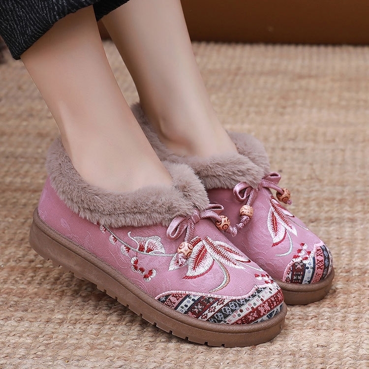 Women's warm and comfortable non-slip cotton shoes