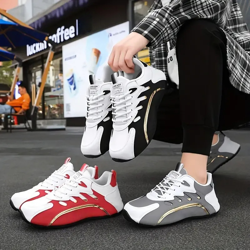 Men's Non Slip Soft Sole Sneakers - Comfortable and Resistant