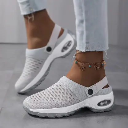 Women's orthopedic sandals with air cushion support to reduce pressure on your back and knees