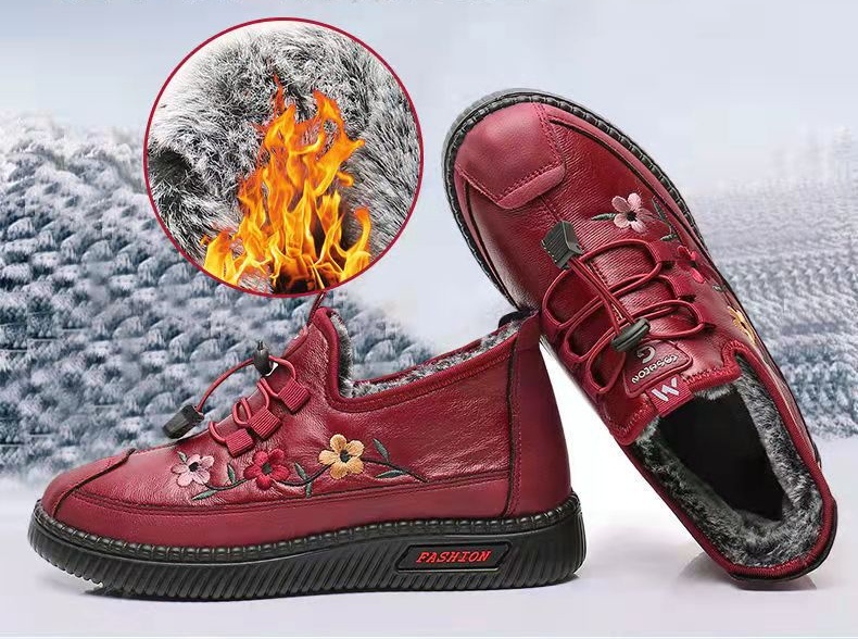 🔥53% OFF NOW-Beauty's thickened warm non-slip waterproof cotton shoes