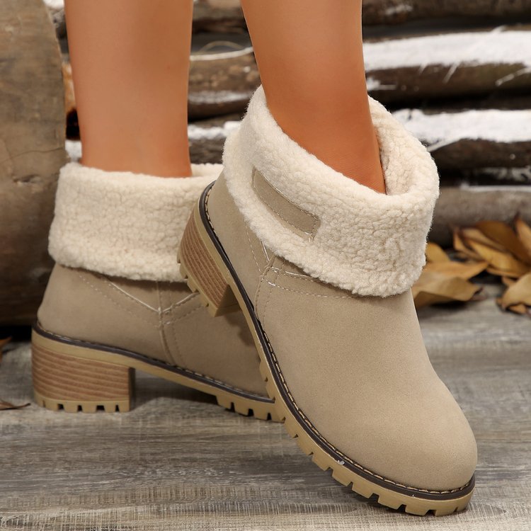 Women's Soft Waterproof Wool Lining Boots--Buy 2 Free Shipping