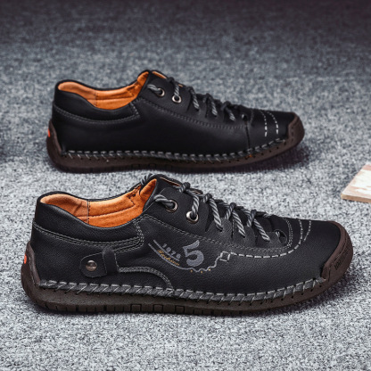 🚶‍♀️🥾48% OFF !!!⏱️Clearance!!✨Men's Lace-up Flats Outdoor Casual Shoes - Ideal for Walking and Everyday Wear