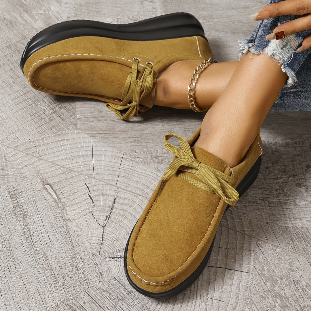 2025 new lace-up thick-soled casual shoes--Buy 2 get free shipping