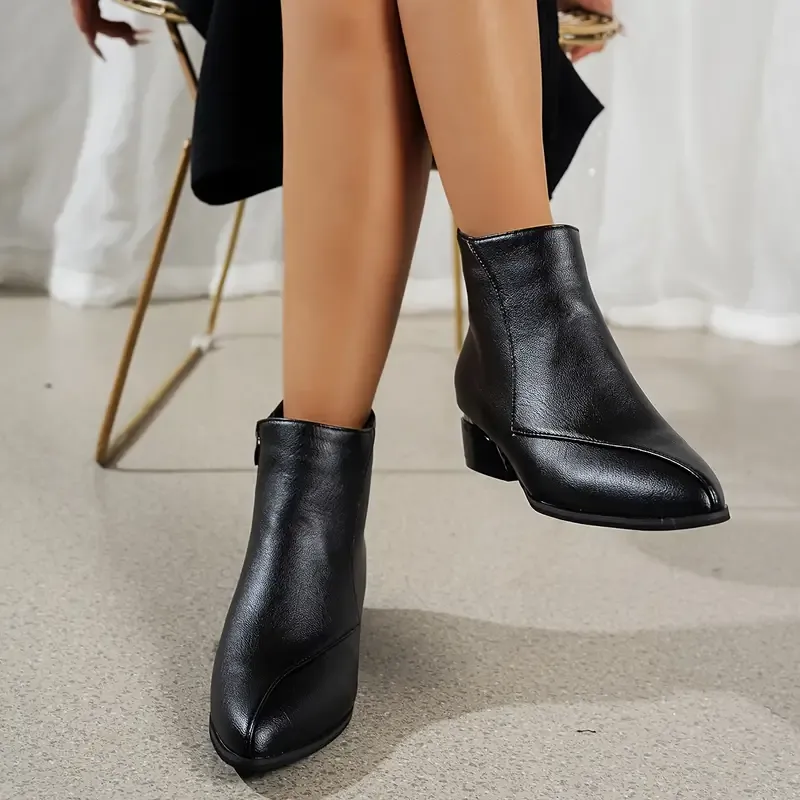 🔥Last Day Promotion 55% OFF-Women'S Ankle Boots with Side Zipper