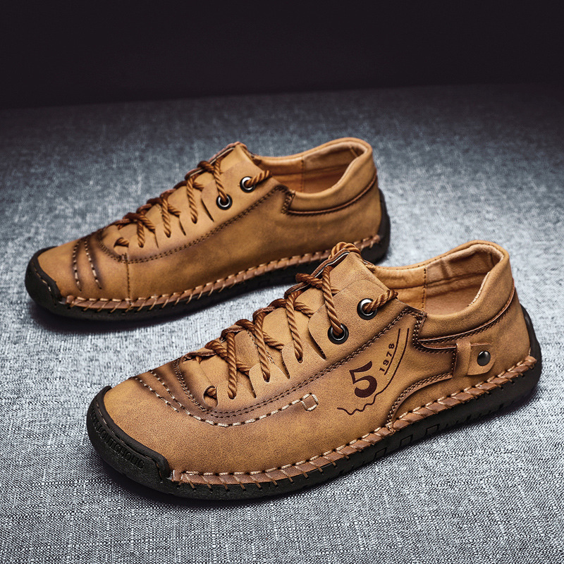 🚶‍♀️🥾48% OFF !!!⏱️Clearance!!✨Men's Lace-up Flats Outdoor Casual Shoes - Ideal for Walking and Everyday Wear