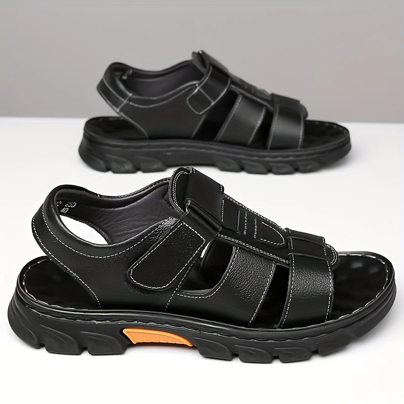🔥High quality leather casual sandals for men 【Non-slip, foot massage】