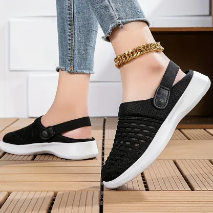 🔥Hot Sale🔥Women's Summer Breathable Knitted Slippers - Free Shipping for Two Pairs