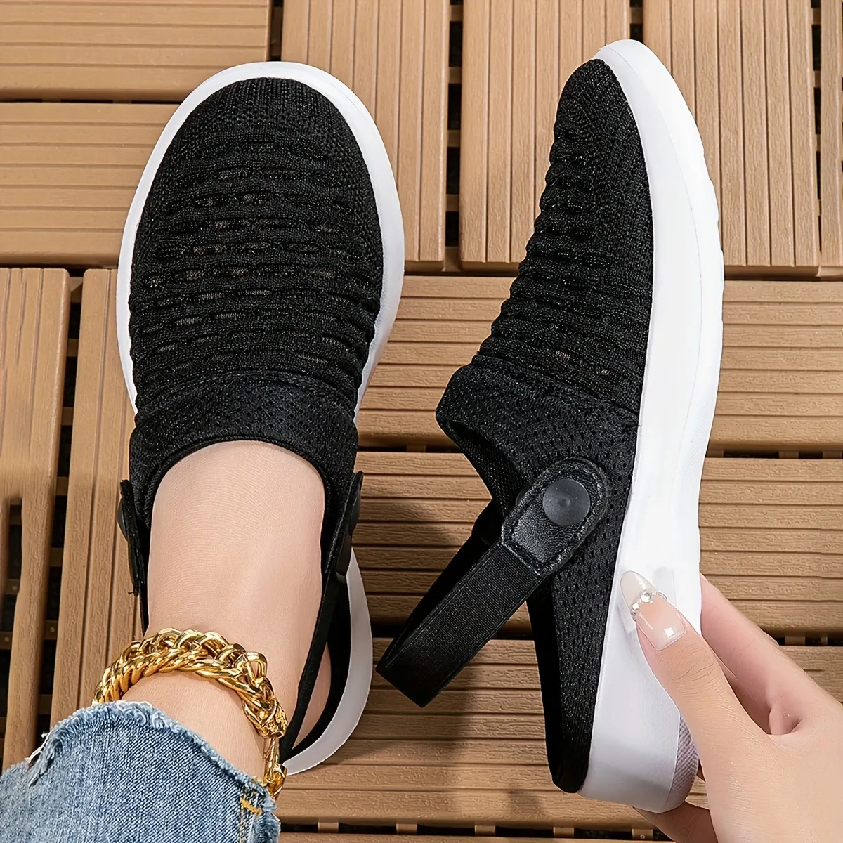 🔥Hot Sale🔥Women's Summer Breathable Knitted Slippers - Free Shipping for Two Pairs