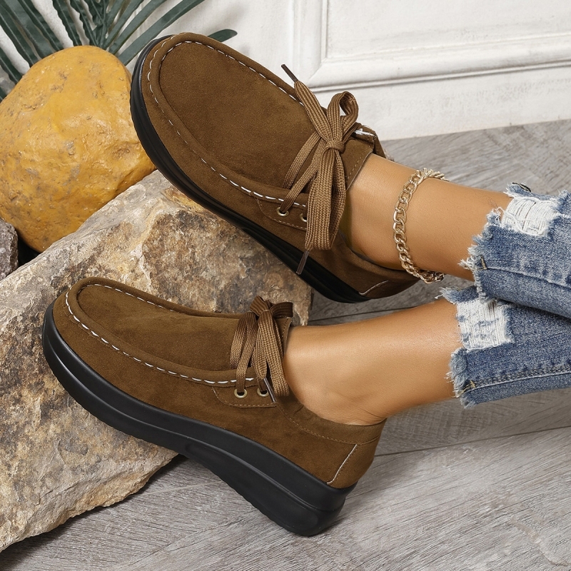 2025 new lace-up thick-soled casual shoes--Buy 2 get free shipping