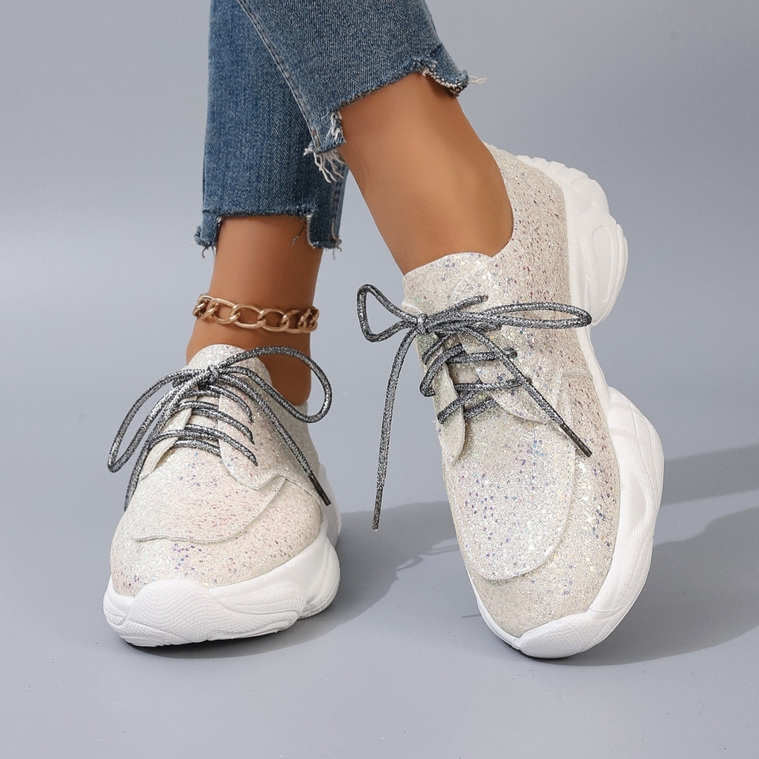 2025 new lace-up casual sports thick-soled shoes