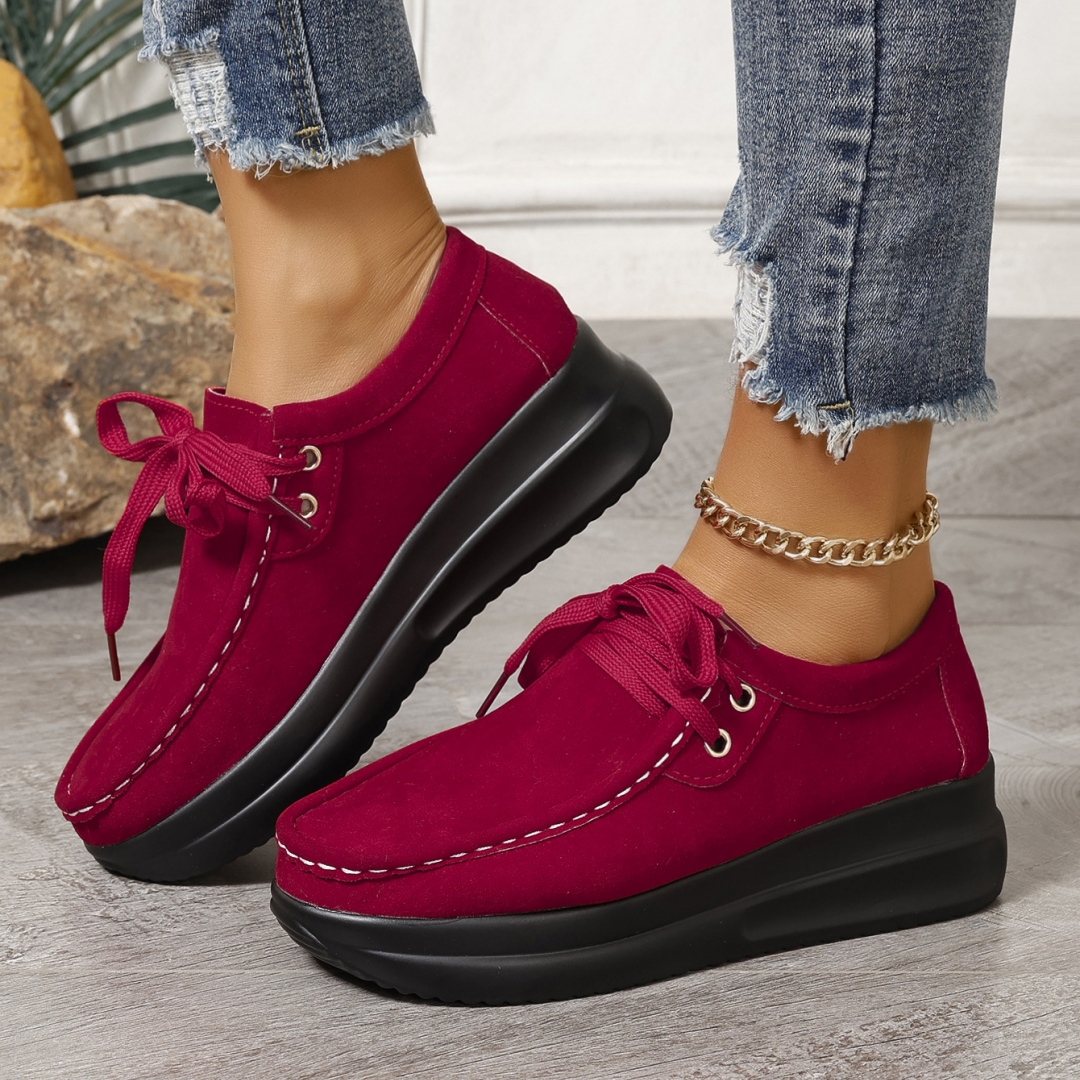 2025 new lace-up thick-soled casual shoes--Buy 2 get free shipping