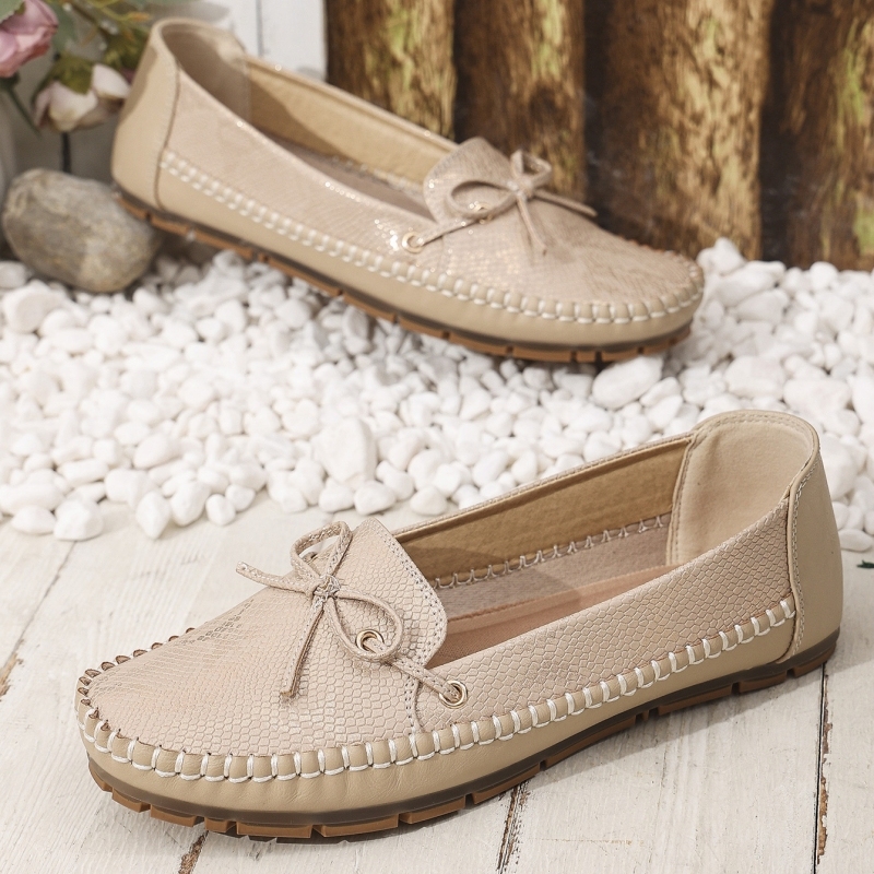 🔥Last Day Promotion 50% OFF - Women's Comfortable Soft Vintage Style Leather Flat Loafers