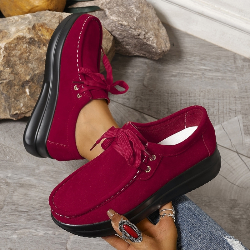 2025 new lace-up thick-soled casual shoes--Buy 2 get free shipping