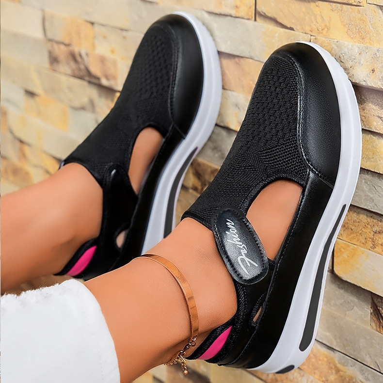 🔥HOT SALE🔥Women's Summer Casual Wedge Thick Sole Velcro Shoes