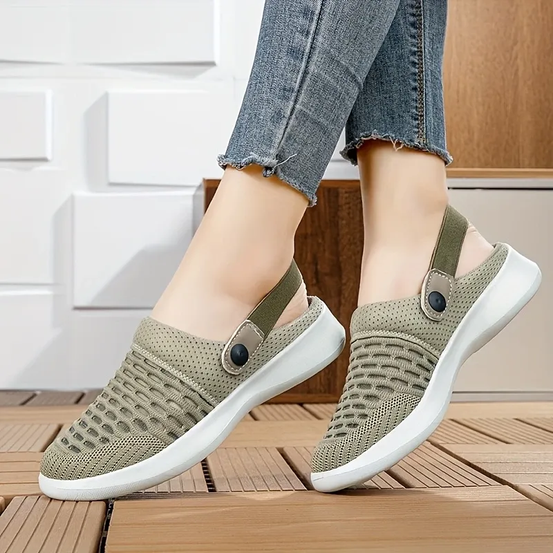 🔥Hot Sale🔥Women's Summer Breathable Knitted Slippers - Free Shipping for Two Pairs