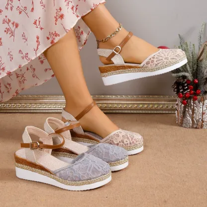 🔥Women's Summer Platform Wedge Sandals - buy 2 get free shipping