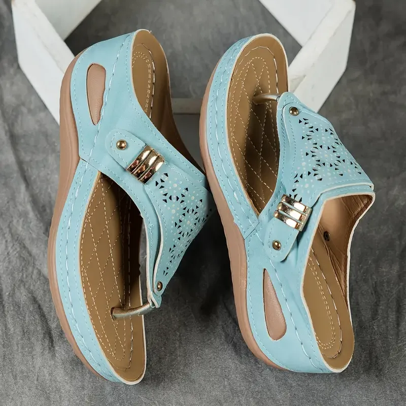 🔥Women's Arch Support Wedge Flip Flops - Buy 2 get free shipping